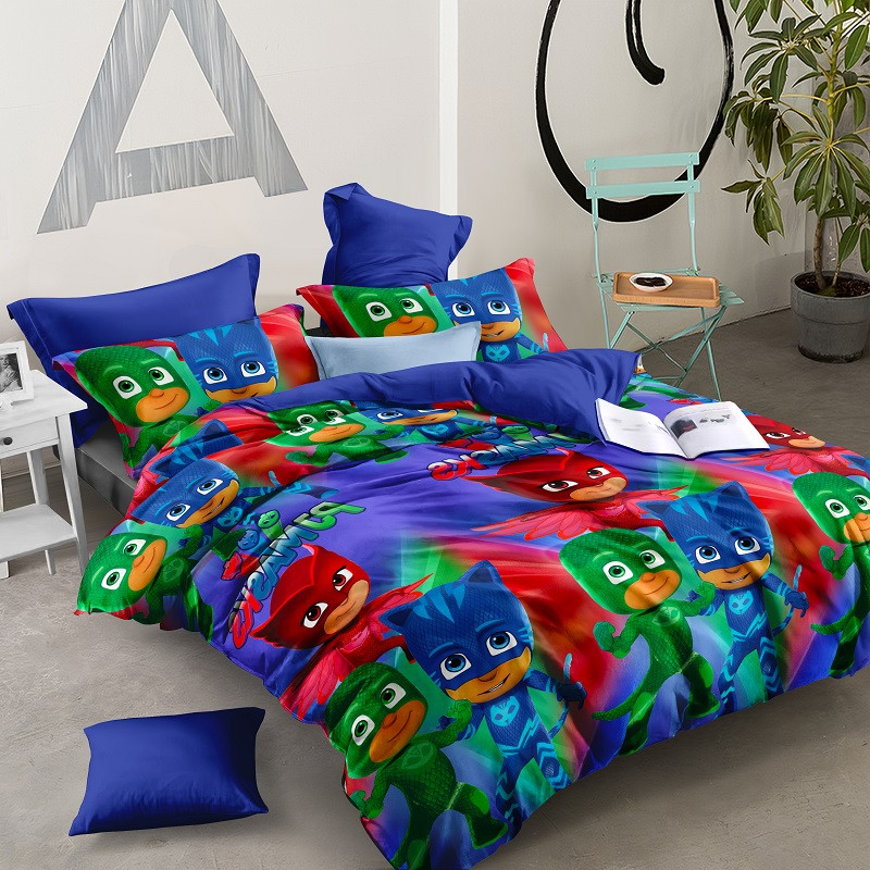 Постільна білизна Королева Ночі (Ранфорс) | Двоспальний комплект | 50х70 | Герої в масках, фото 1