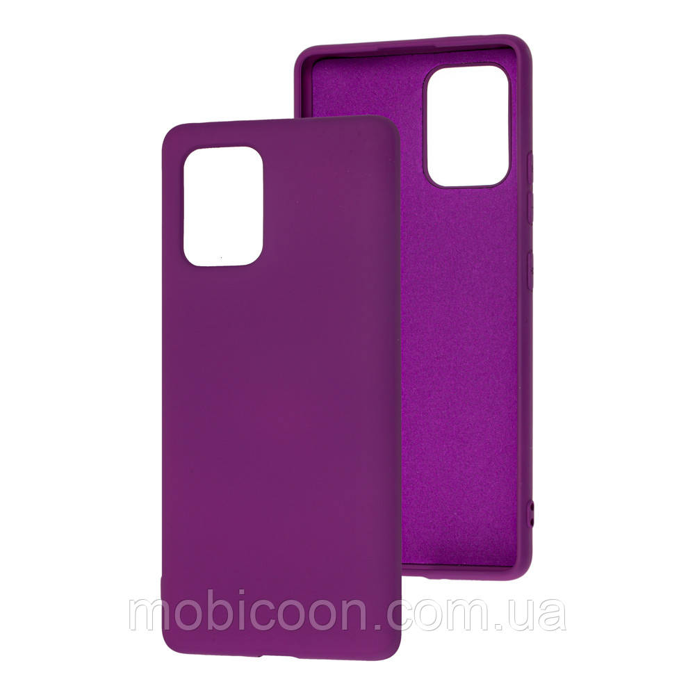 Чохол Silicone Case Full для Xiaomi mi 10 lite Grape