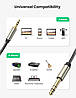 Кабель аудіо Ugreen TRS 3.5 mm to 6.35 mm TS 1M Black (AV127), фото 6