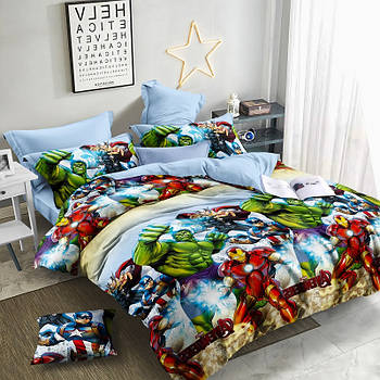 Постільна білизна Королева Ночі (Ранфорс) | Полуторний комплект | 50х70 | Месники