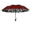 Жіноча парасолька напівавтомат, Парасолька bellissimo, Червона жіноча парасолька, Парасолька 10 спиць, Парасолька з малюнком міста, фото 2