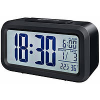 Цифровые часы с будильником Bresser Mytime Duo Black