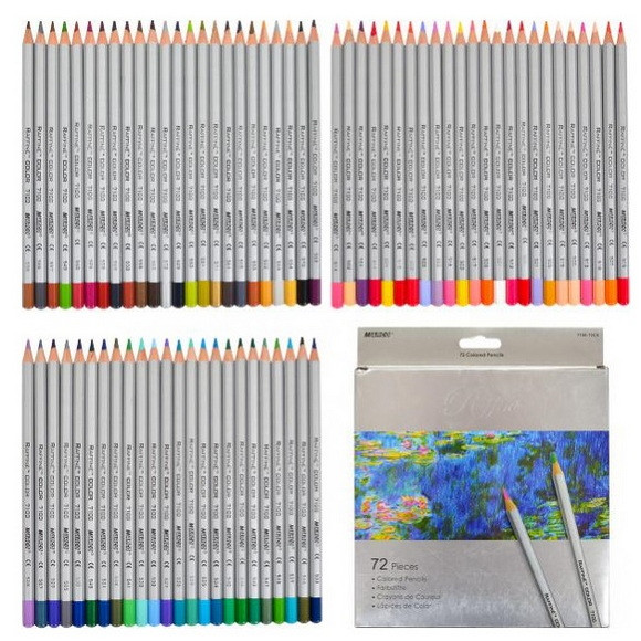 Кольорові олівці MARCO (Марко) Raffine 7100-72CB, Набір 72 кольори