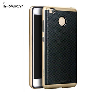 Накладка iPaky (OR) Carbon TPU + Bumper для Xiaomi Mi6 Gold