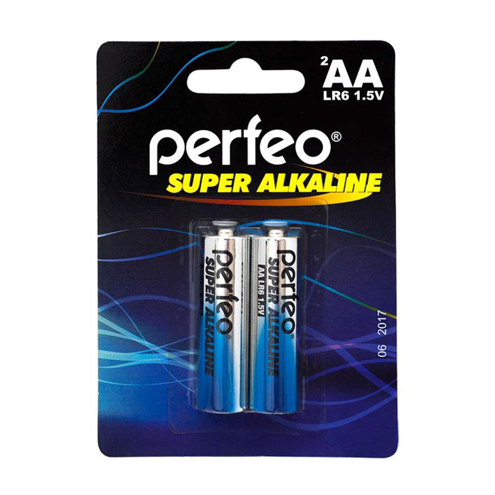 Батарейки AA/LR6 Perfeo Super Alkaline (2шт.)