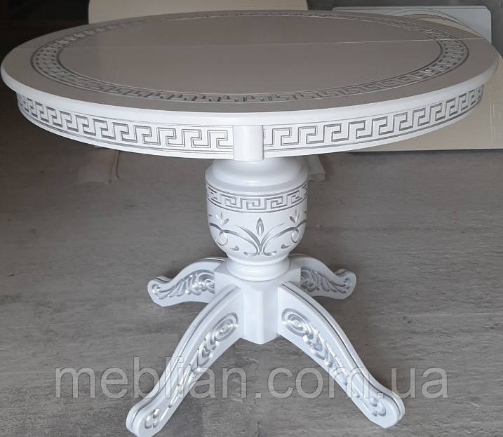 Стіл круглий розкладний, фото 1