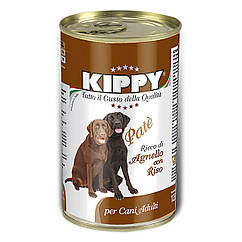 Паштет Kippy Dog для собак з ягням і рисом, 1250 г