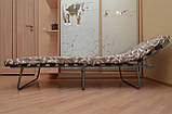 Розкладачка "Нова" розкладачка ліжко на ламелях з матрацом, фото 5