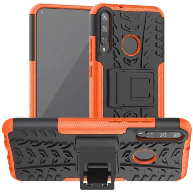 Чохол Shield для Huawei P40 LIte E протиударний жовтогарячий