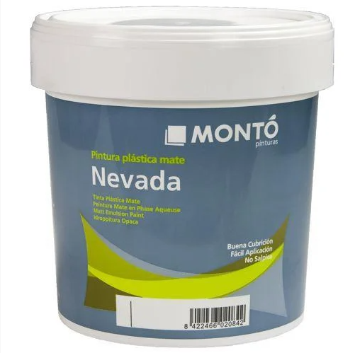 Матовая краска Nevada Fachadas Liso, Blanco. MONTO