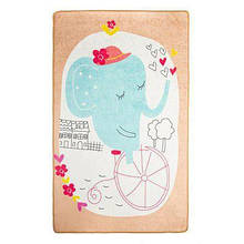Дитячий килим зі слоником, Chilai elephants bike bej 140-190 см, Туреччина