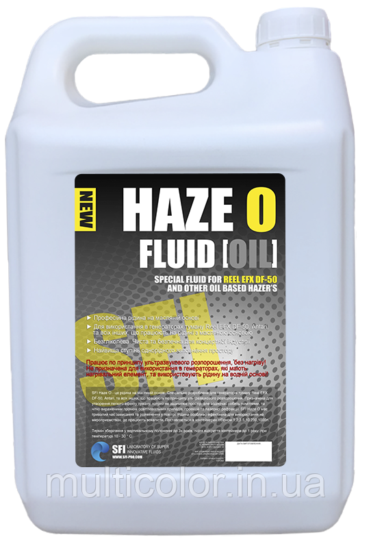 Жидкость для генераторов тумана SFI Haze "O" Fluid Oil 5л