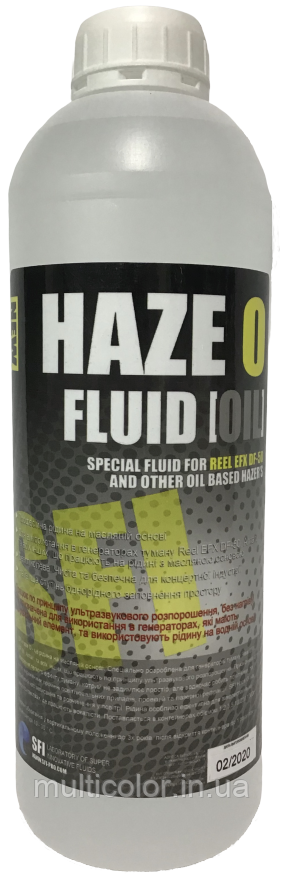 Рідина для генераторів туману Haze "O" Fluid Oil 1л