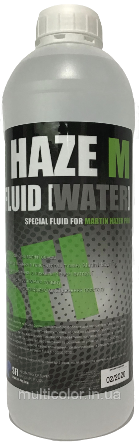 Рідина для генераторів туману Haze "M" Fluid Water 1л