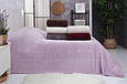 Ліліове велюрове простирадло, євро розмір, Hanzade lila, Belizza, Туреччина, фото 3