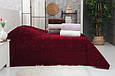 Бордове велюрове простирадло, Hanzade Бордо, Belizza, Туреччина, фото 2