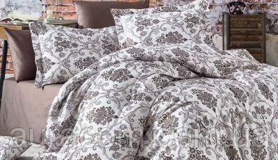 Постільний комплект із сатину, євро розмір, Туреччина, фото 1