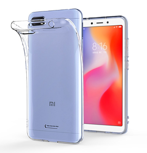 Чохол силіконовий для Xiaomi Redmi 6a ультратонкий прозорий