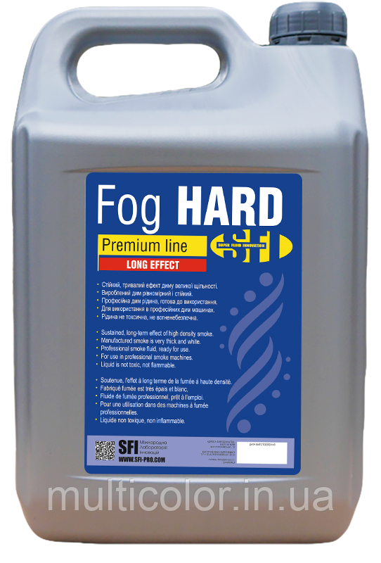 Дим рідина SFI Fog Hard Premium 5л