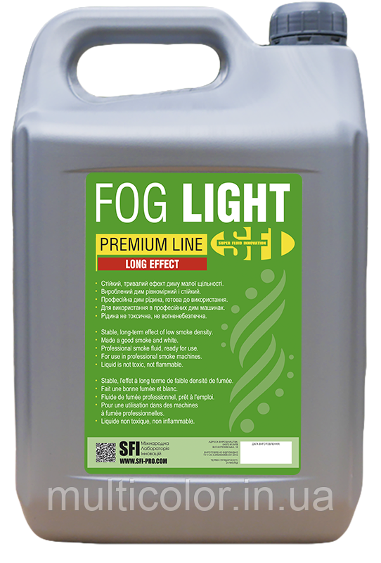 Дим рідина SFI Fog Light Premium 5л