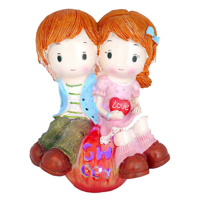 Скарбничка-нічник Яблучко, h-20 см, фото 1