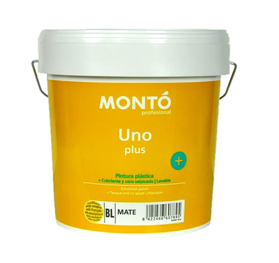 Фарба на водній основі Uno plus. MONTO
