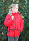 Куртка зимовий пухвік на хлопчика червона 152, фото 3