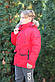 Куртка зимовий пухвік на хлопчика червона 152, фото 4