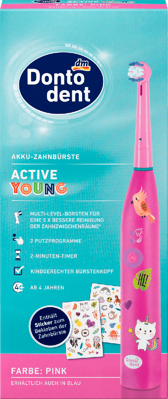 Дитяча електрична зубна щітка Dontodent Active Young
