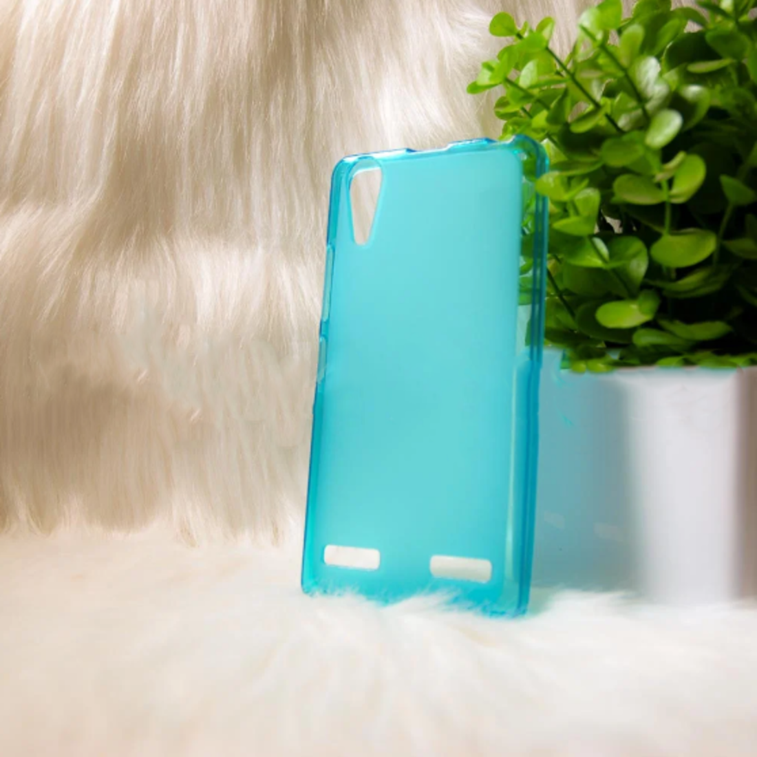 Силіконовий чохол Lenovo A6000 "Cool Black" Синій (blue)