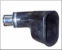 Овальна гумова насадка для подвійний вихлопної труби Filcar BGA-100 на 100мм-шланг