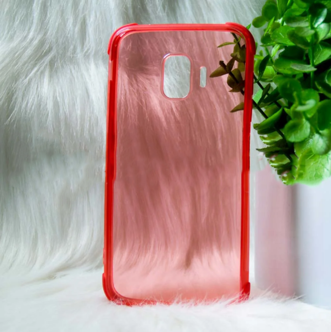 Силіконовий чохол Samsung J260 / J2 Core "Colorfull" Червоний (red)