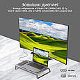 Док-станція 11-в-1 Promate PowerDesk USB-C PD/10W Wireless Charger/HDMI/VGA/2xUSB 3.0/USB-C 3.1/RJ45/SD/AUX (powerdesk.grey), фото 6