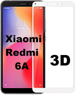 Захисне скло 3D для Xiaomi Redmi 6A White