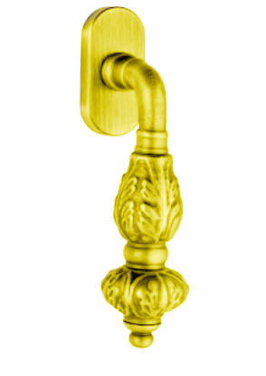 Ручка віконна Fadex Gemini 230DK латунь полірована (Італія)