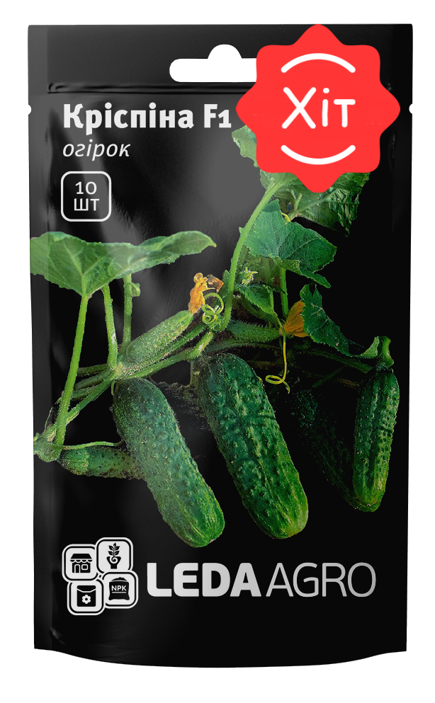 Огірок Кріспіна F1, 10 шт (Leda Agro), фото 1