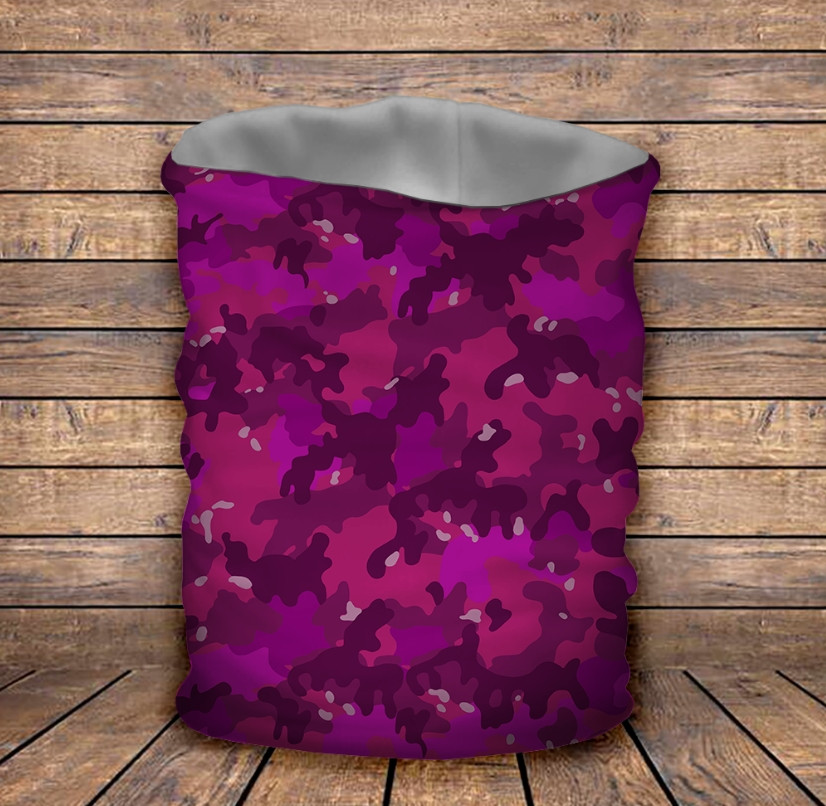Бафф з 3D принтом Pink camuflage