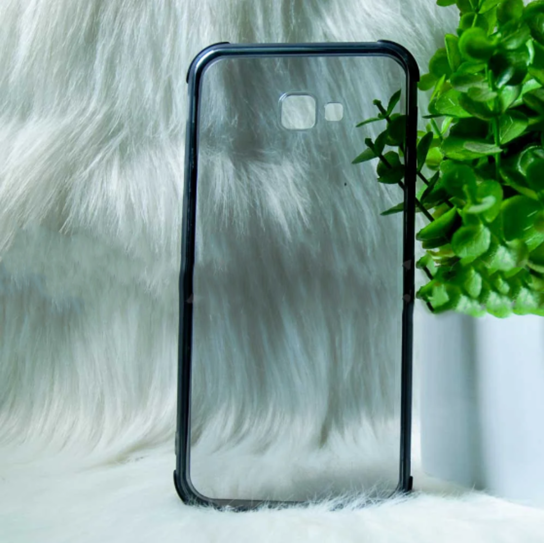 Силіконовий чохол Samsung J415 / J4 Plus "Colorfull" Чорний (black), фото 1