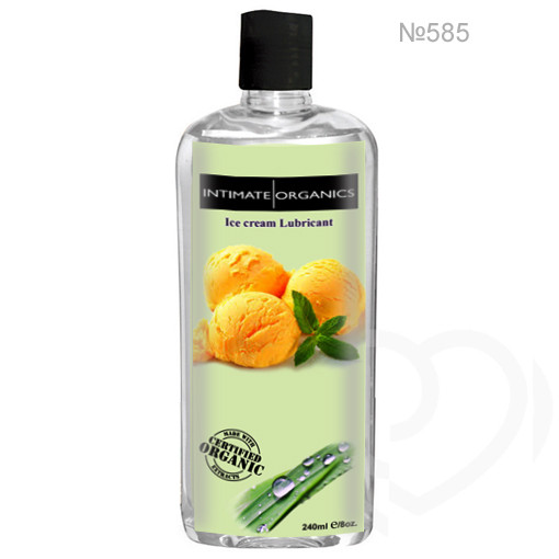 Мастило-лубрикант IntimateOrganics зі смаком морозива 240 мл, фото 1