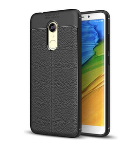 Чохол Auto Focus під шкіру для Xiaomi Redmi 5+ black