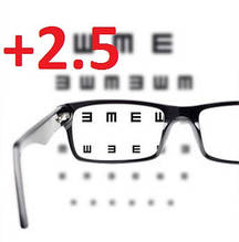 Готові окуляри для корекції зору +2.5