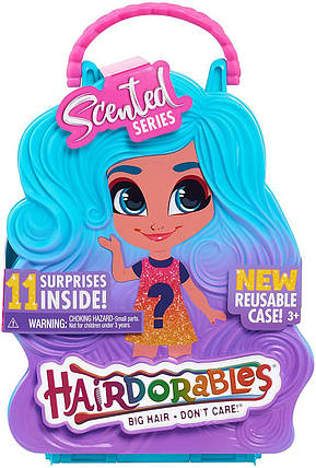 Лялька сюрприз Хэрдораблс 4 серія ароматна з волоссям 23741 Hairdorables Collectible Dolls Series 4, фото 2