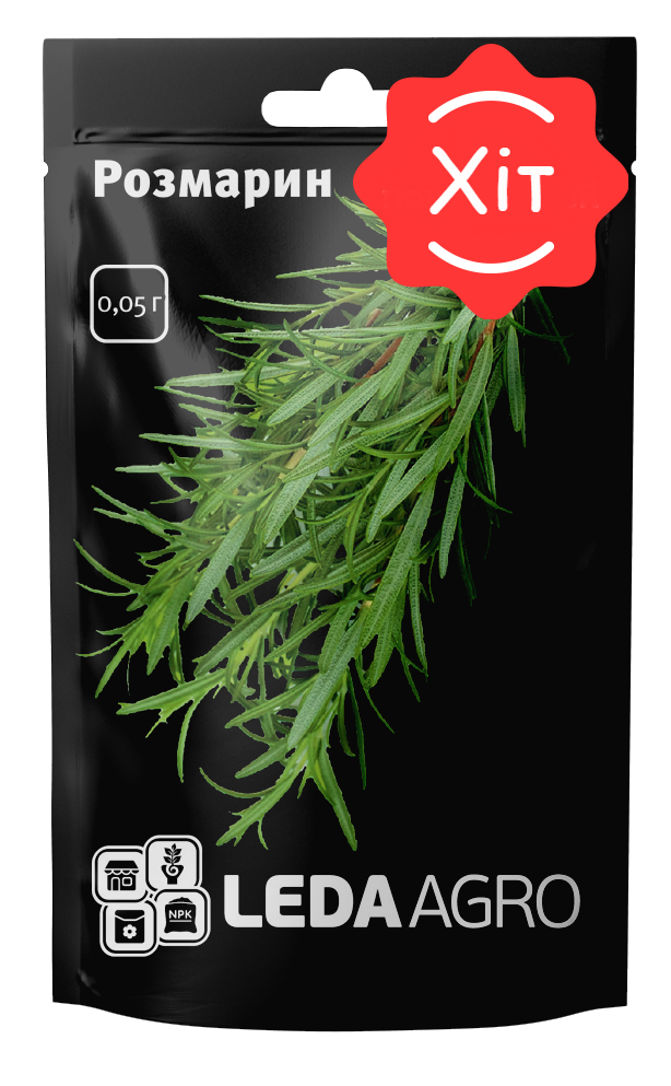 Пряно-смакові рослини, Розмарин, 0,05 г (Leda Agro), фото 1