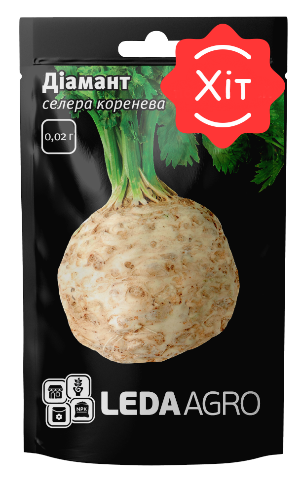 Селера Діамант, коренева, 0,02 г (Leda Agro), фото 1
