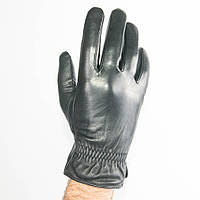 Мужские демисезонные перчатки из качественной кожи (арт. M20-230-1) до 20 см