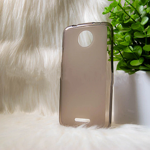 Силіконовий чохол Motorola Moto C "Cool Black Чорний (black)