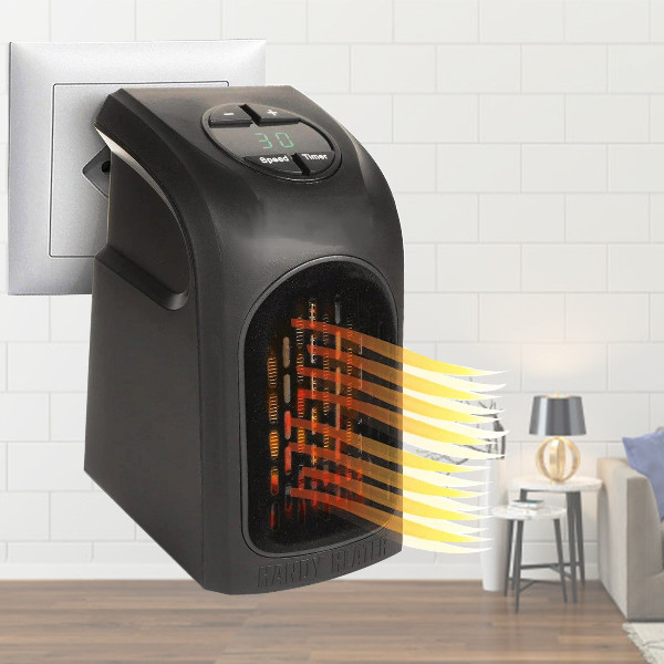 Портативний міні нагрівач 400 Вт Handy Heater Чорний, фото 1