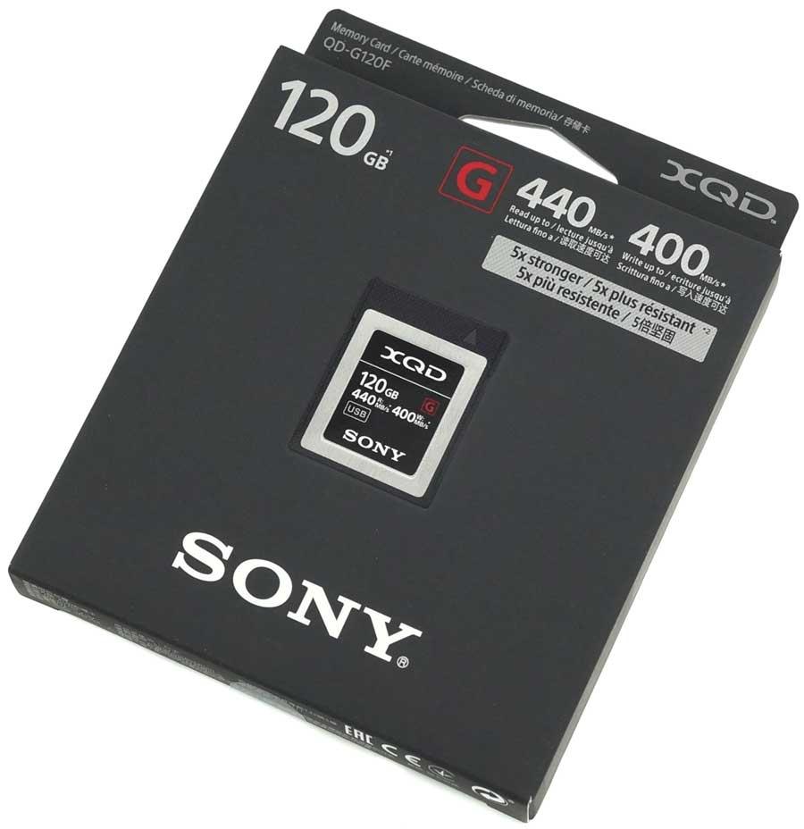 XQD 120GB Sony карта памяти для фото и видеокамер QD-G120F (120 Гб)