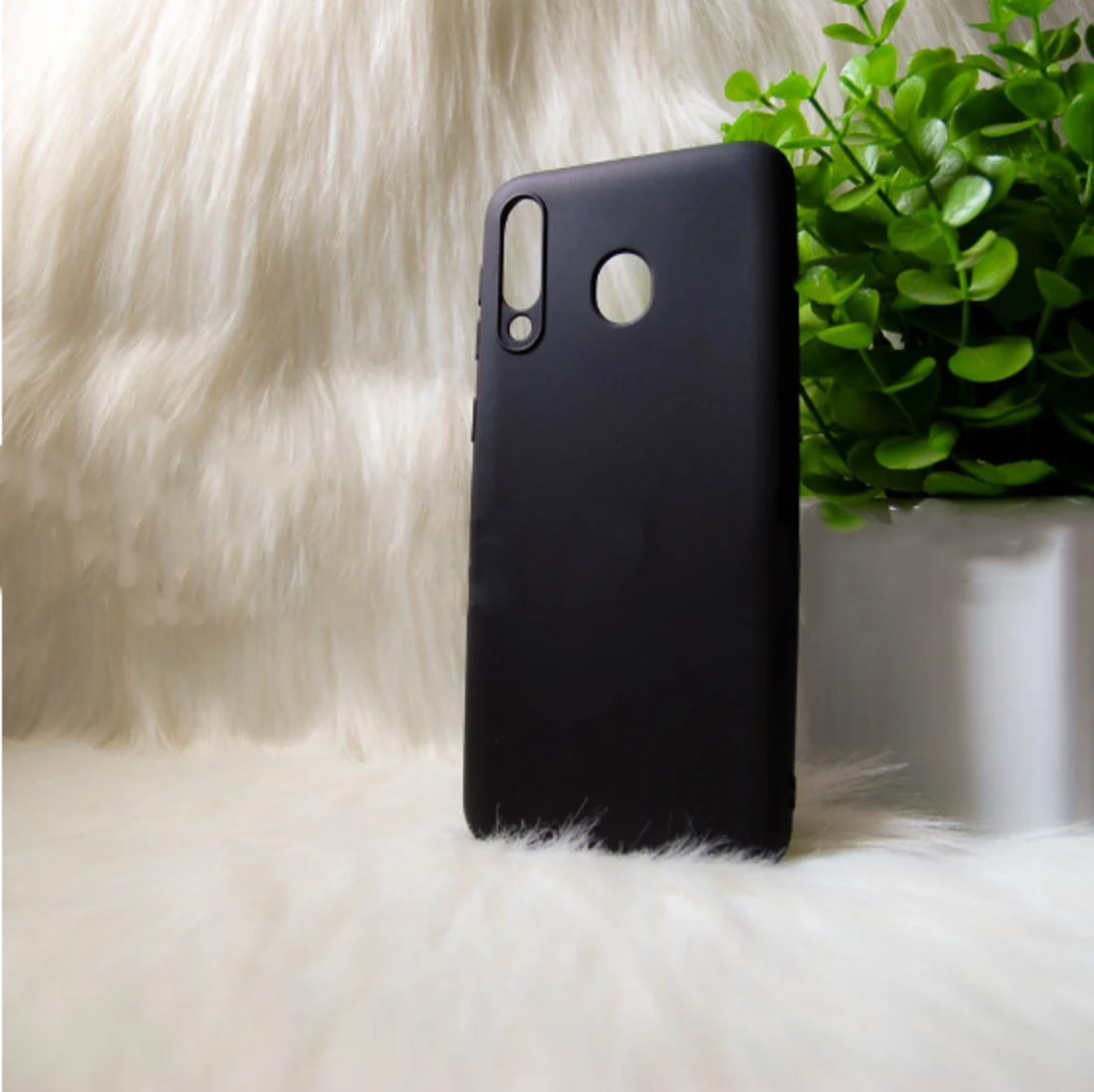 Силіконовий чохол Samsung M30 2019 "Cool Black Чорний (black)