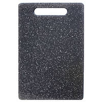 Дошка обробна пластикова 15*25 см "Мармур" чорна